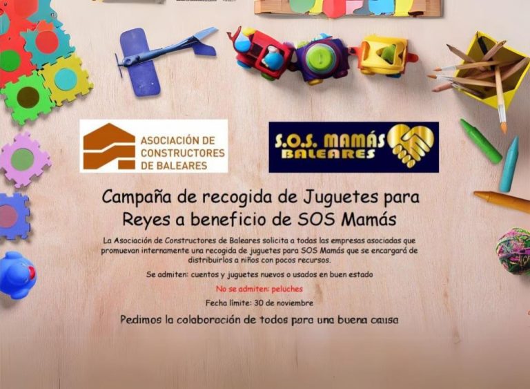 Campaña de recogida de juguetes para Reyes a beneficio de SOS Mamás