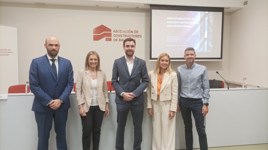 Jornada: «Aspectos legales clave de la recepción y liquidación de la obra privada y pública» con Cuatrecasas