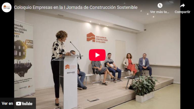 Coloquio de empresas. I Jornada de Construcción Sostenible