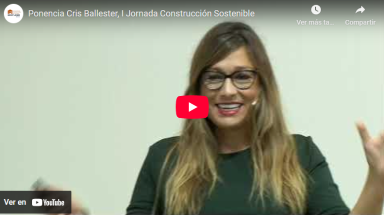 Ponencia Cristina Ballester, directora general d’Habitatge i Arquitectura del Govern de les Illes Balears