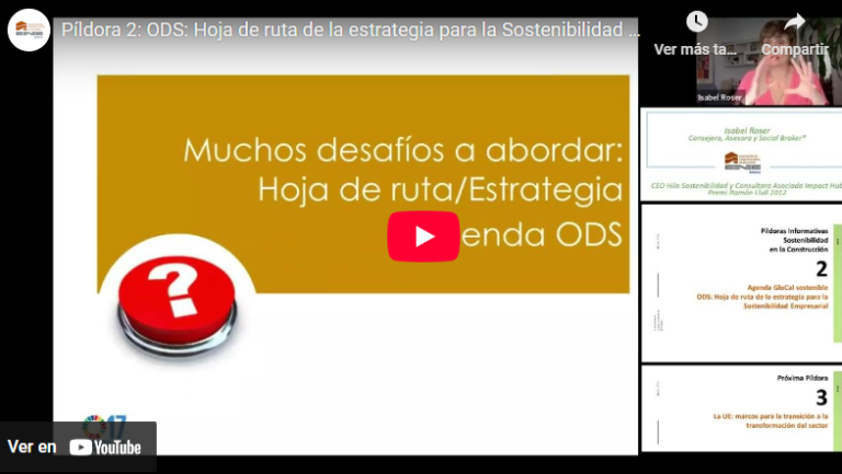 Píldora 2: ODS y construcción
