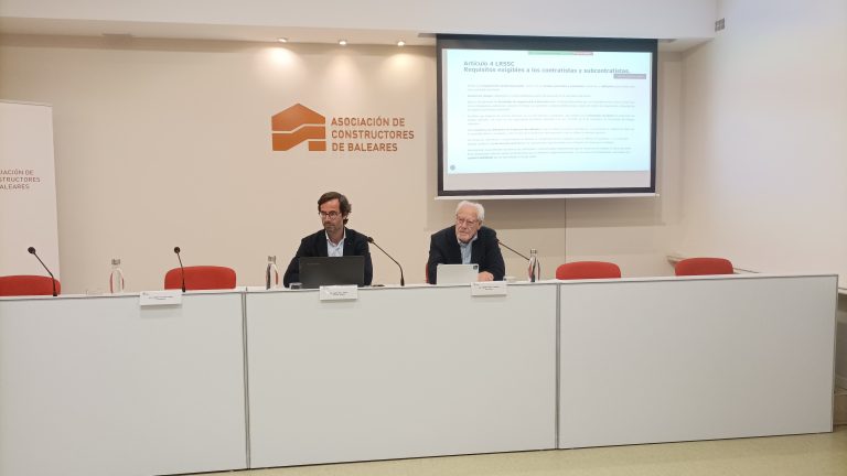 Jornada “Subcontratación en la construcción: Qué está permitido y cómo evitar riesgos»